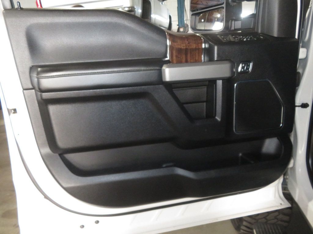 2017 Ford Super Duty F-350 SRW LIFTED EXTRA CLEAN PLATINUM POWERSTROKE EXTAR CLEAN LEATHER 4X4  - 22963971 - 20