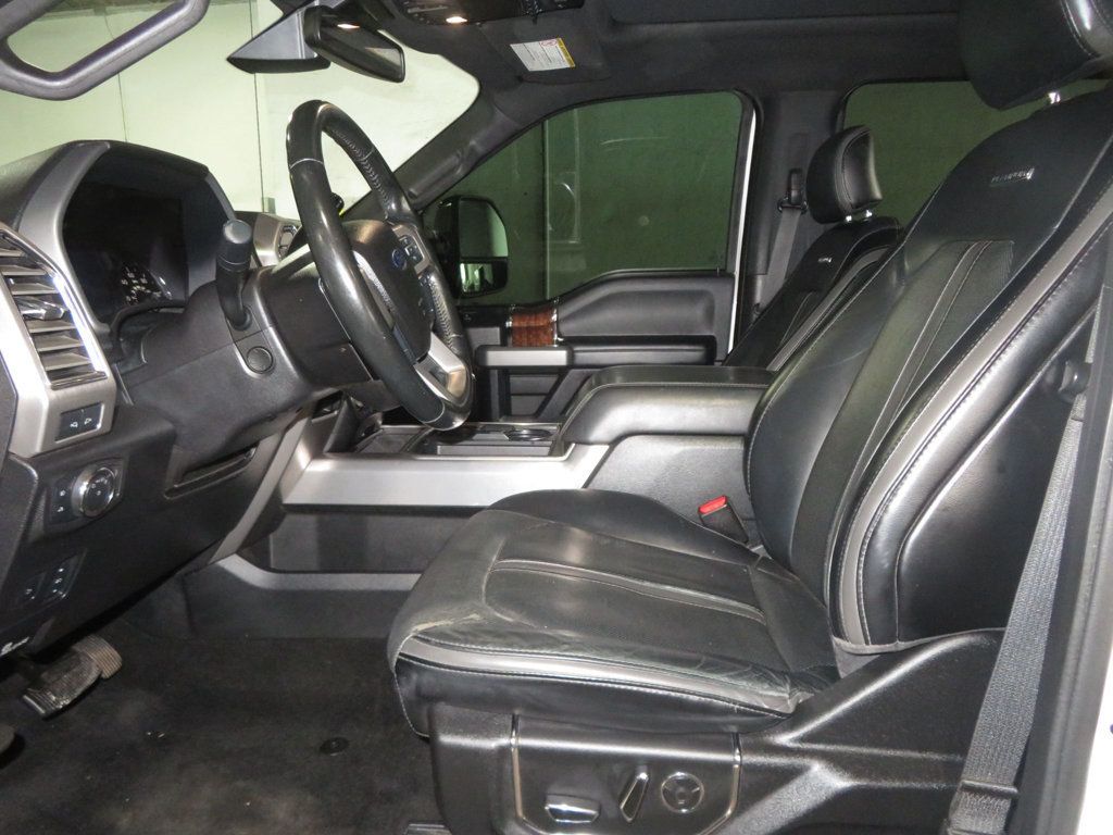2017 Ford Super Duty F-350 SRW LIFTED EXTRA CLEAN PLATINUM POWERSTROKE EXTAR CLEAN LEATHER 4X4  - 22963971 - 21