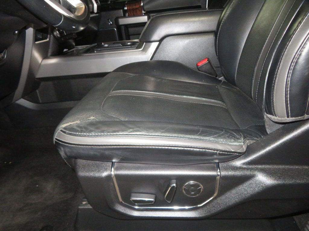 2017 Ford Super Duty F-350 SRW LIFTED EXTRA CLEAN PLATINUM POWERSTROKE EXTAR CLEAN LEATHER 4X4  - 22963971 - 23