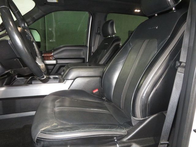 2017 Ford Super Duty F-350 SRW LIFTED EXTRA CLEAN PLATINUM POWERSTROKE EXTAR CLEAN LEATHER 4X4  - 22963971 - 24