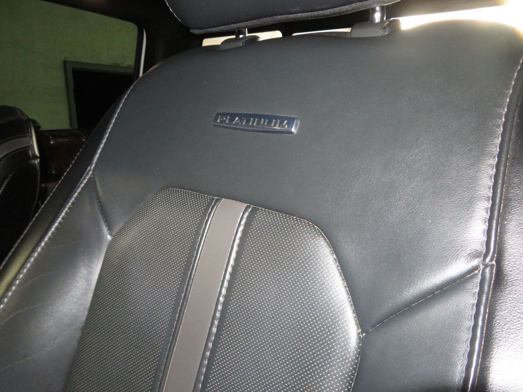 2017 Ford Super Duty F-350 SRW LIFTED EXTRA CLEAN PLATINUM POWERSTROKE EXTAR CLEAN LEATHER 4X4  - 22963971 - 25