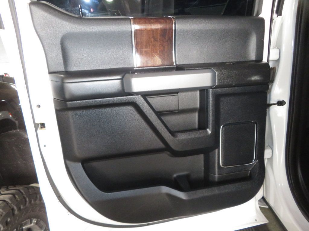 2017 Ford Super Duty F-350 SRW LIFTED EXTRA CLEAN PLATINUM POWERSTROKE EXTAR CLEAN LEATHER 4X4  - 22963971 - 26