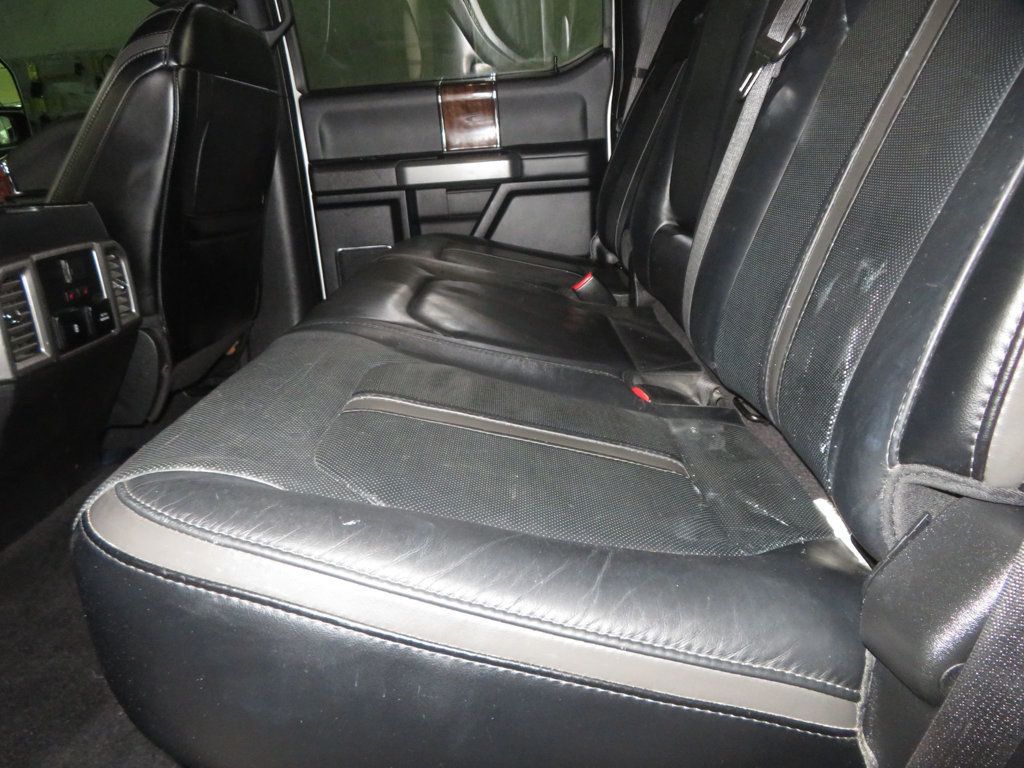 2017 Ford Super Duty F-350 SRW LIFTED EXTRA CLEAN PLATINUM POWERSTROKE EXTAR CLEAN LEATHER 4X4  - 22963971 - 29
