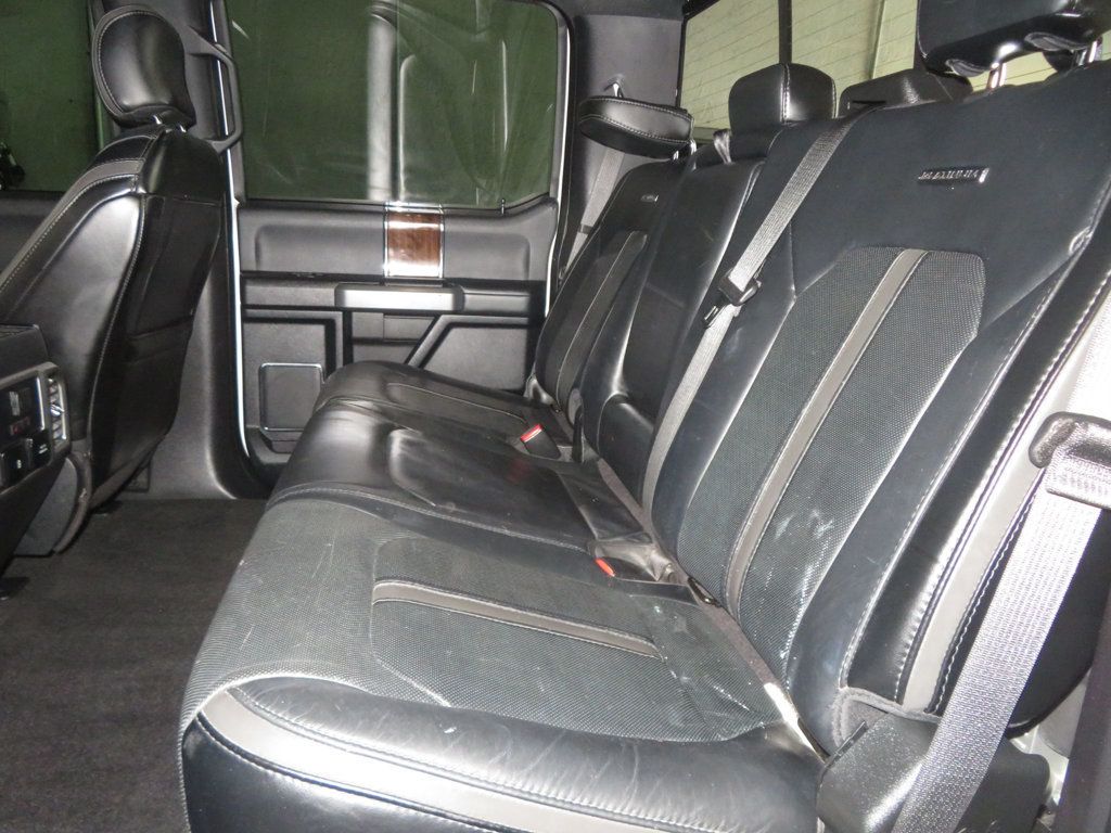 2017 Ford Super Duty F-350 SRW LIFTED EXTRA CLEAN PLATINUM POWERSTROKE EXTAR CLEAN LEATHER 4X4  - 22963971 - 30