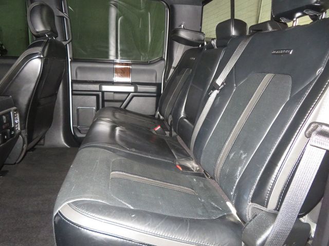 2017 Ford Super Duty F-350 SRW LIFTED EXTRA CLEAN PLATINUM POWERSTROKE EXTAR CLEAN LEATHER 4X4  - 22963971 - 30