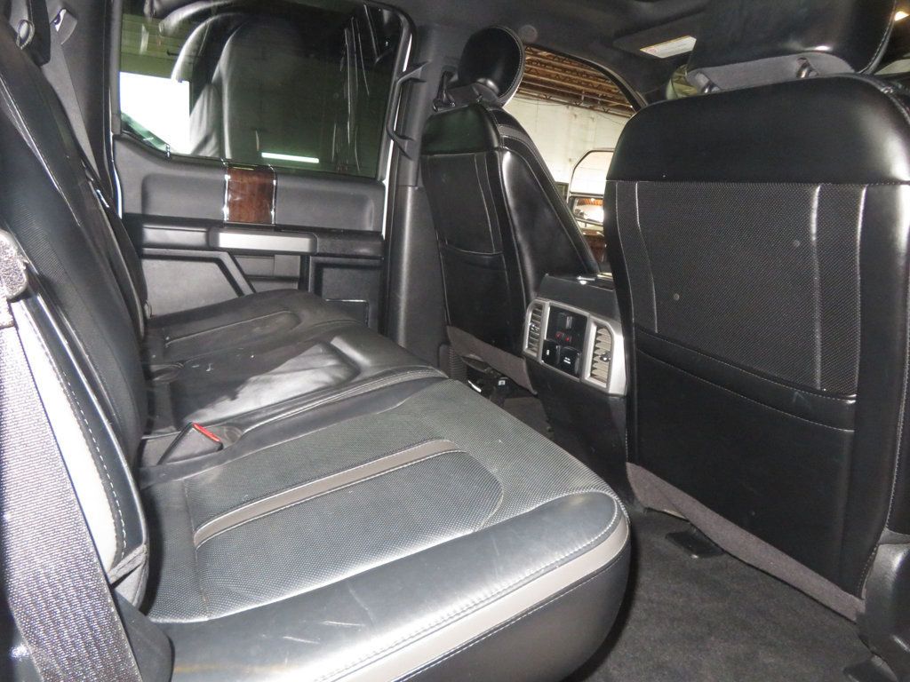 2017 Ford Super Duty F-350 SRW LIFTED EXTRA CLEAN PLATINUM POWERSTROKE EXTAR CLEAN LEATHER 4X4  - 22963971 - 33