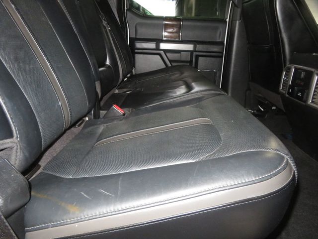 2017 Ford Super Duty F-350 SRW LIFTED EXTRA CLEAN PLATINUM POWERSTROKE EXTAR CLEAN LEATHER 4X4  - 22963971 - 34
