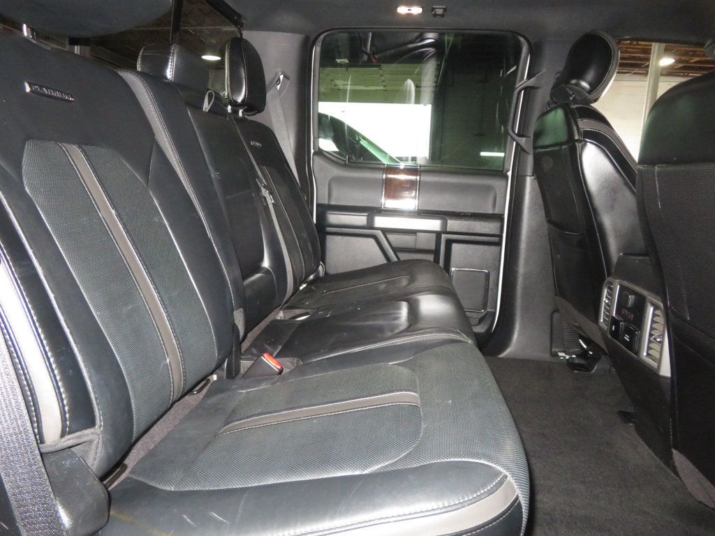 2017 Ford Super Duty F-350 SRW LIFTED EXTRA CLEAN PLATINUM POWERSTROKE EXTAR CLEAN LEATHER 4X4  - 22963971 - 35