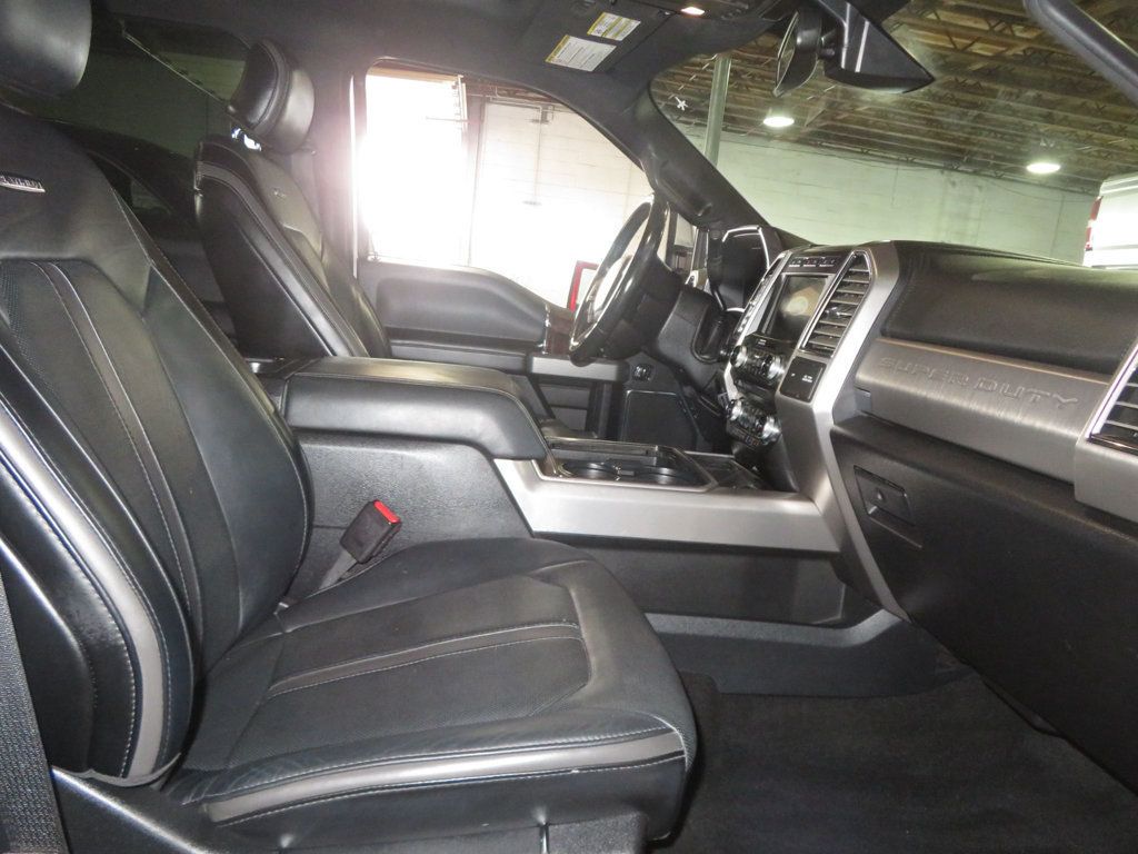 2017 Ford Super Duty F-350 SRW LIFTED EXTRA CLEAN PLATINUM POWERSTROKE EXTAR CLEAN LEATHER 4X4  - 22963971 - 37