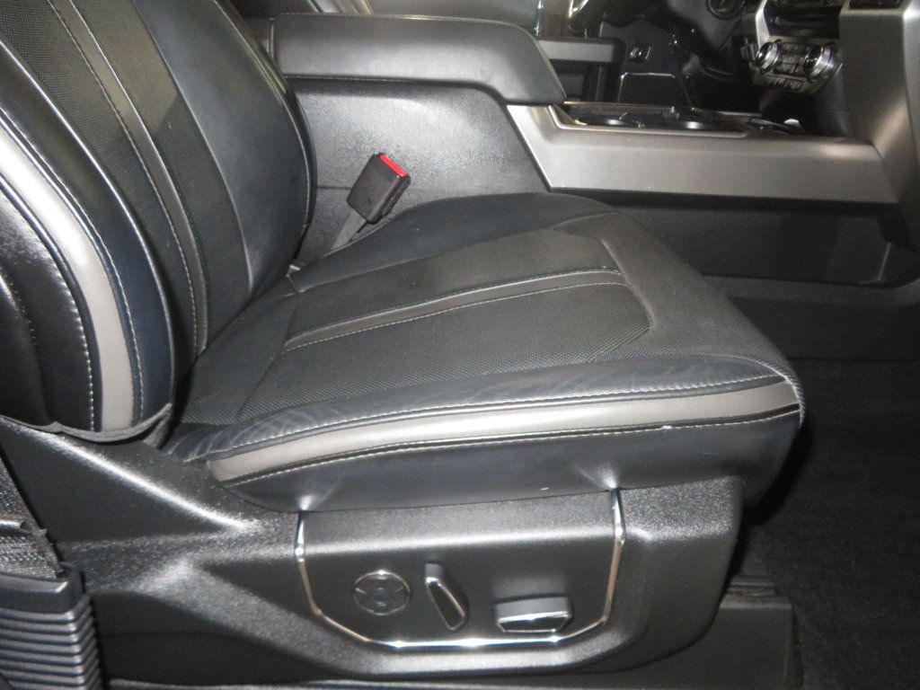 2017 Ford Super Duty F-350 SRW LIFTED EXTRA CLEAN PLATINUM POWERSTROKE EXTAR CLEAN LEATHER 4X4  - 22963971 - 40