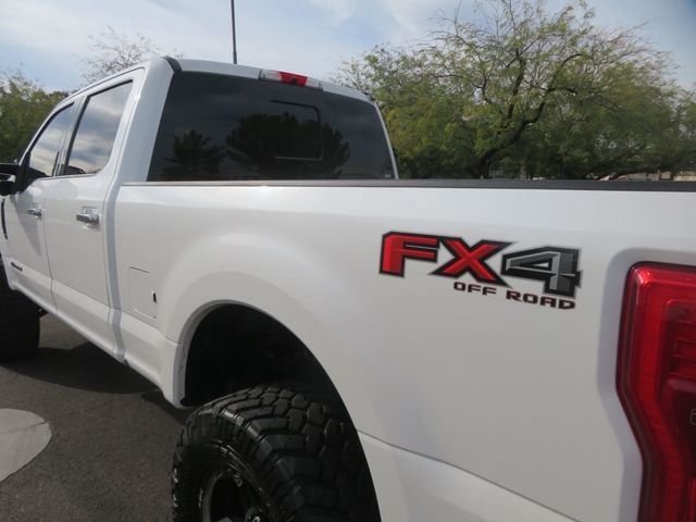 2017 Ford Super Duty F-350 SRW LIFTED EXTRA CLEAN PLATINUM POWERSTROKE EXTAR CLEAN LEATHER 4X4  - 22963971 - 6