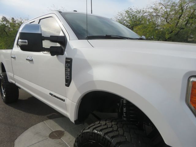 2017 Ford Super Duty F-350 SRW LIFTED EXTRA CLEAN PLATINUM POWERSTROKE EXTAR CLEAN LEATHER 4X4  - 22963971 - 8