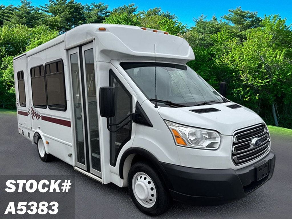 2017 Ford Transit T-350HD Non-CDL Wheelchair Shuttle Bus For Adults Church Senior & Handicapped Transport - 22858591 - 0