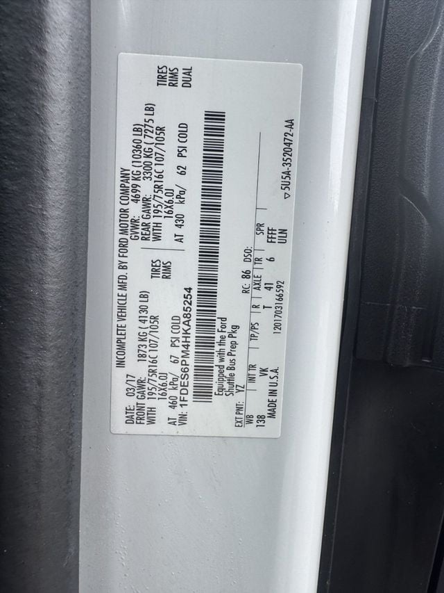 2017 Ford Transit T-350HD Non-CDL Wheelchair Shuttle Bus For Adults Church Senior & Handicapped Transport - 22858591 - 37