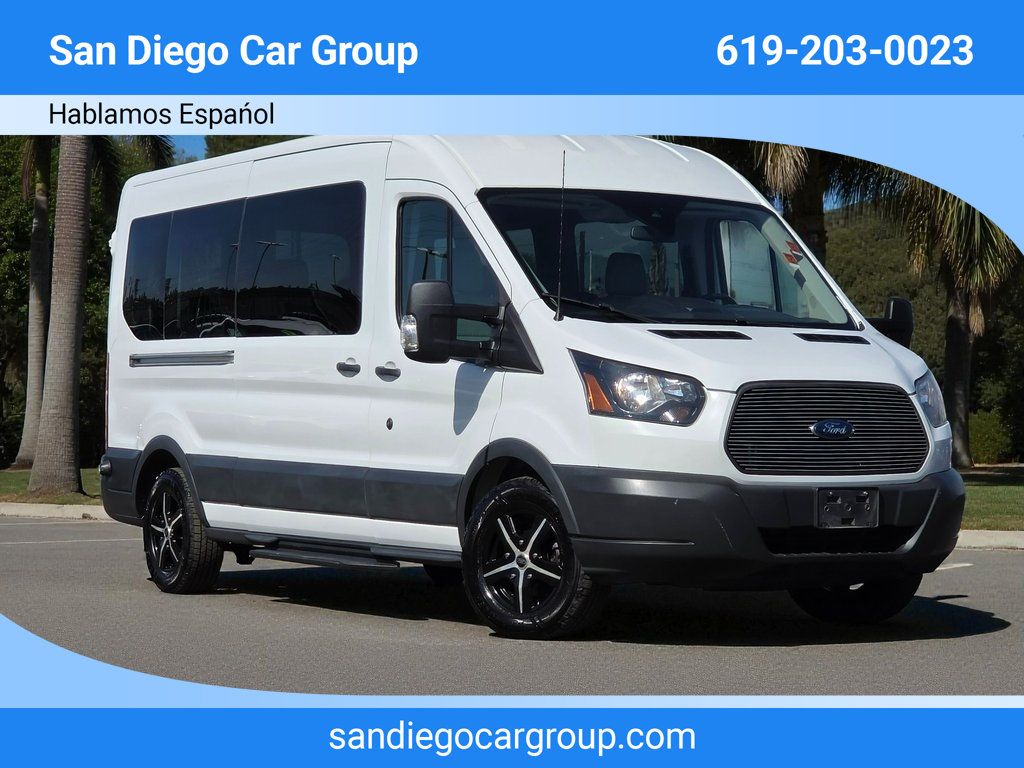 2017 Ford Transit Wagon T-350 148" Med Roof XL Sliding RH Dr - 22939664 - 0