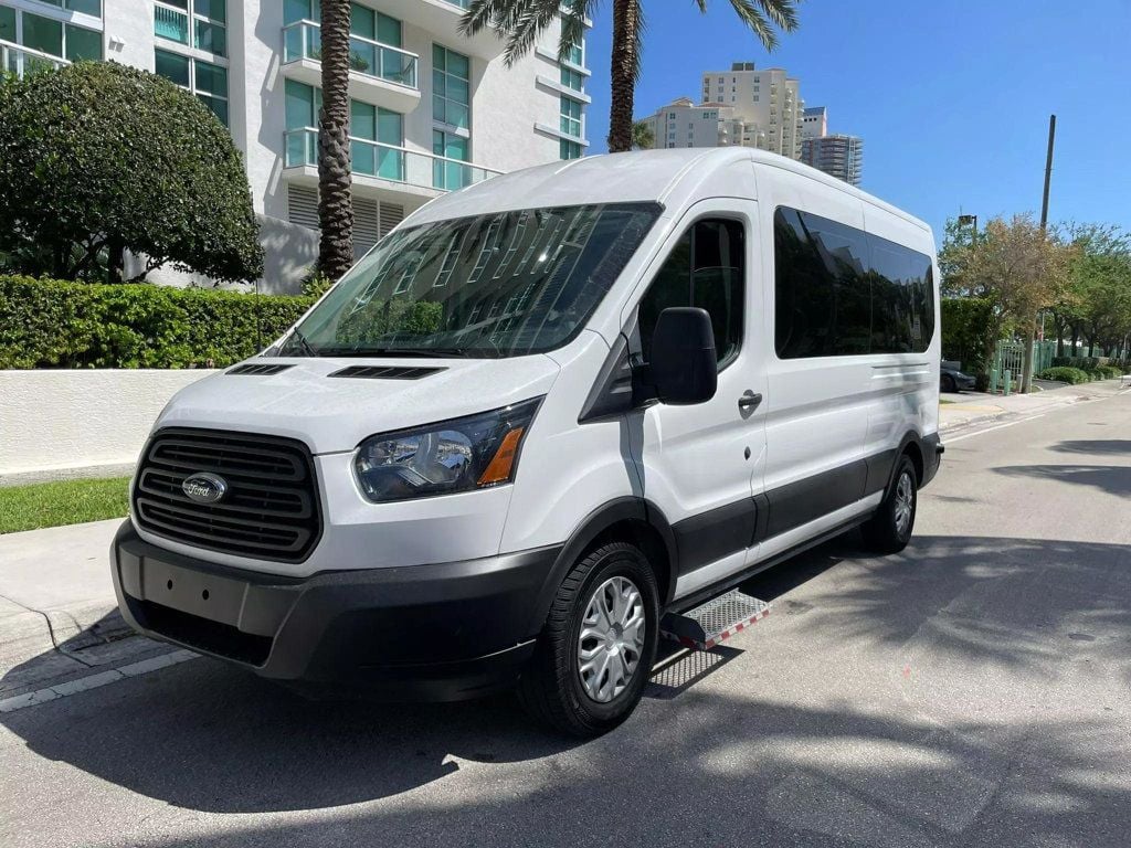 2017 Ford Transit Wagon T-350 148" Med Roof XLT Sliding RH Dr - 22371057 - 3