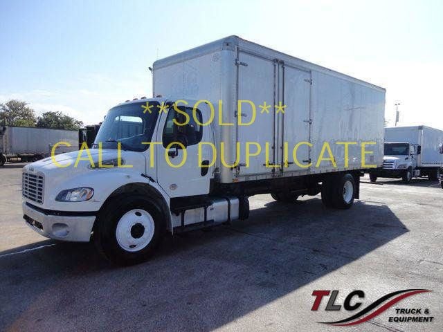 2017 Freightliner BUSINESS CLASS M2 106 24FT DRY BOX TRUCK. ATTIC INSULATION UNIT.. UNDER CDL - 21698047 - 0