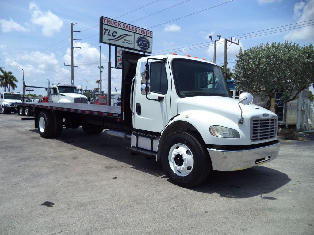 2017 Freightliner BUSINESS CLASS M2 106 AIR RIDE | AIR BRAKES | 26FT FLATBED PLATFORM - 21924599 - 1