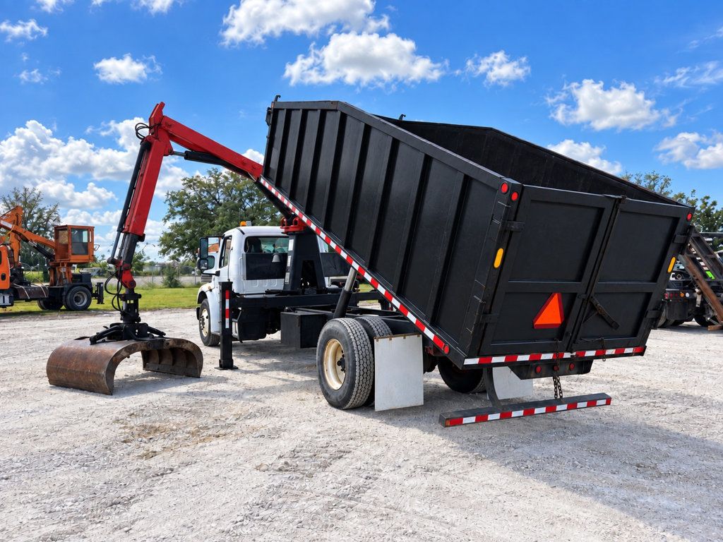 2017 Freightliner M2 106 w/ Grapple Truck 18ft Dump Garbage Truck - 23084206 - 2