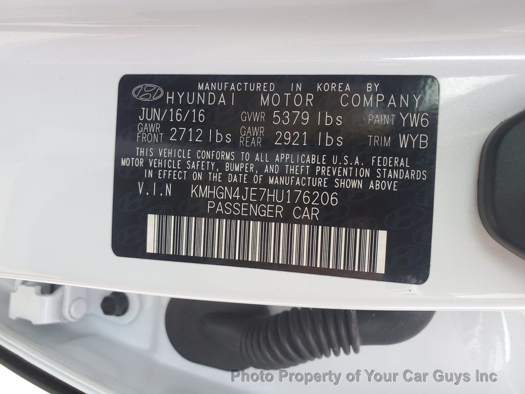 2017 Genesis G80  - 22982107 - 27