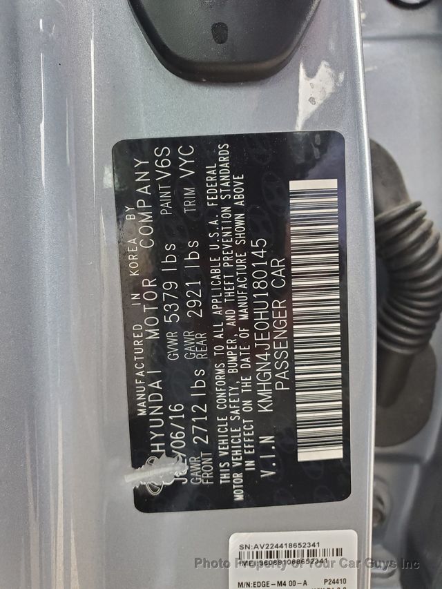 2017 Genesis G80  - 23000928 - 25