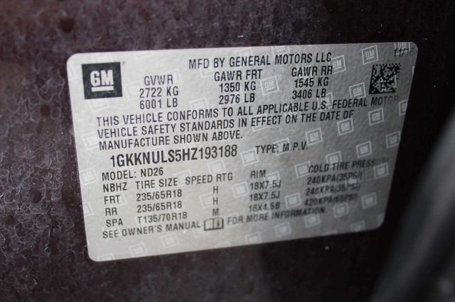 2017 GMC Acadia AWD 4dr SLT w/SLT-1 - 22931349 - 32