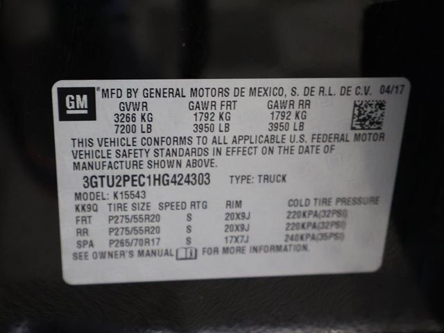 2017 GMC Sierra 1500 4WD Crew Cab 143.5" Denali - 23002424 - 52