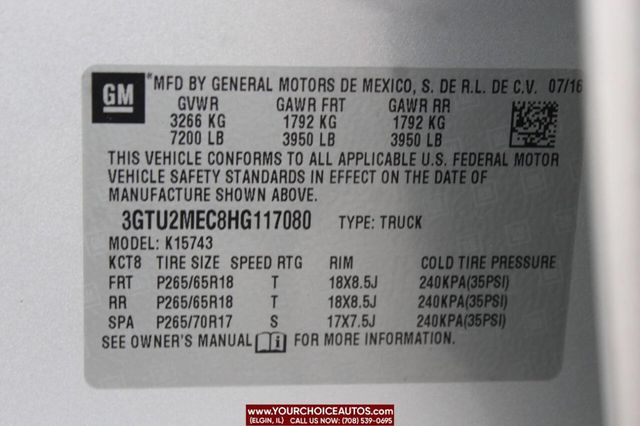 2017 GMC Sierra 1500 SLE 4x4 4dr Crew Cab 5.8 ft. SB - 22857581 - 29