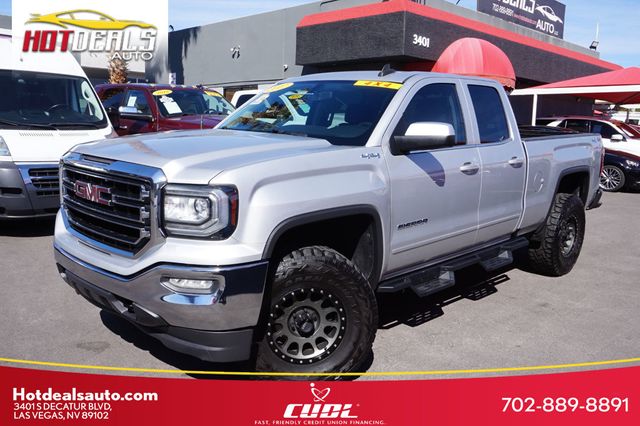 2017 GMC Sierra 1500 SLE, 4X4, PREMIUM WHEELS, ALL TERRAIN TIRES, RUNNING BOARDS - 22996499 - 0