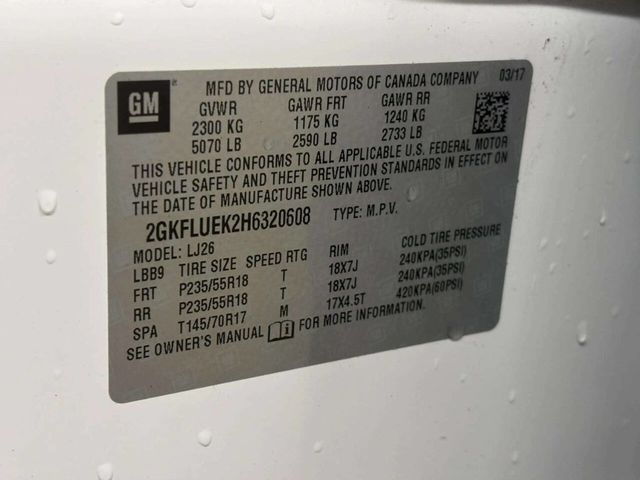 2017 GMC Terrain AWD 4dr SLT - 22988612 - 35