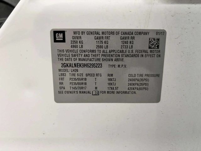 2017 GMC Terrain FWD 4dr SLE w/SLE-2 - 22947839 - 35