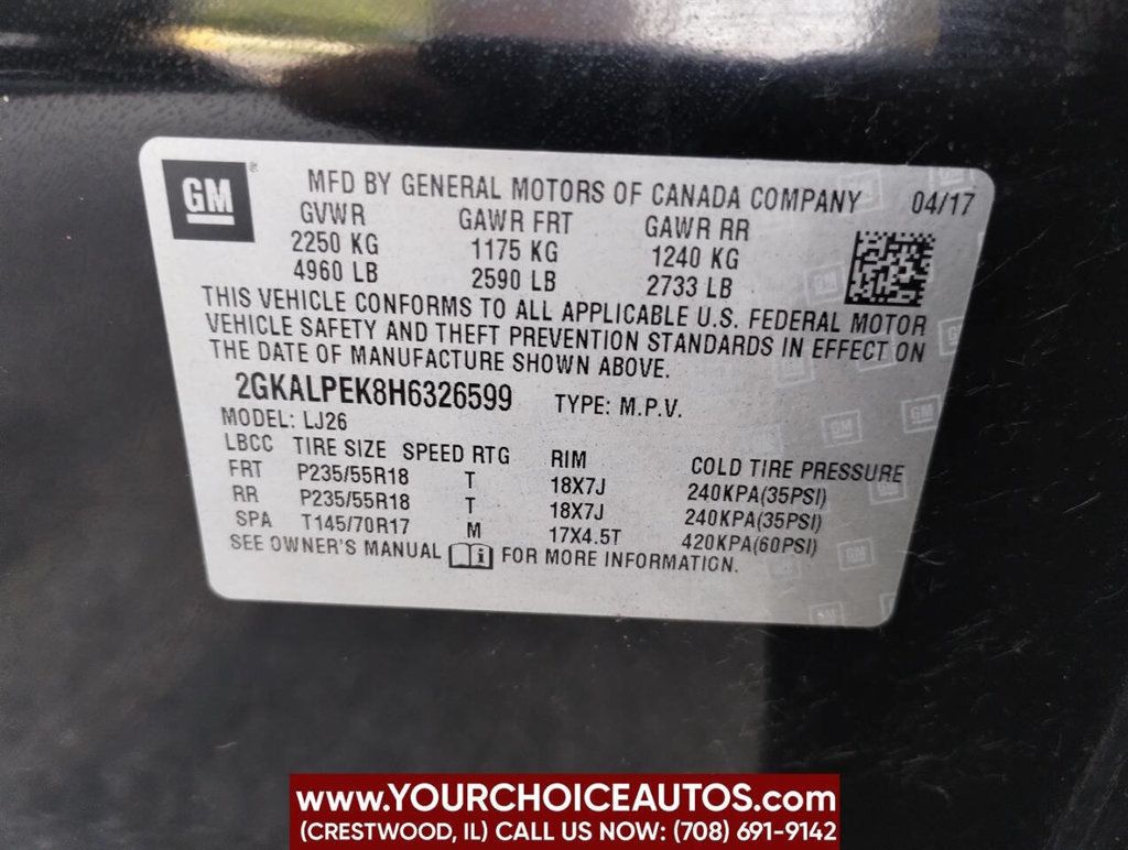 2017 GMC Terrain FWD 4dr SLT - 22894770 - 34