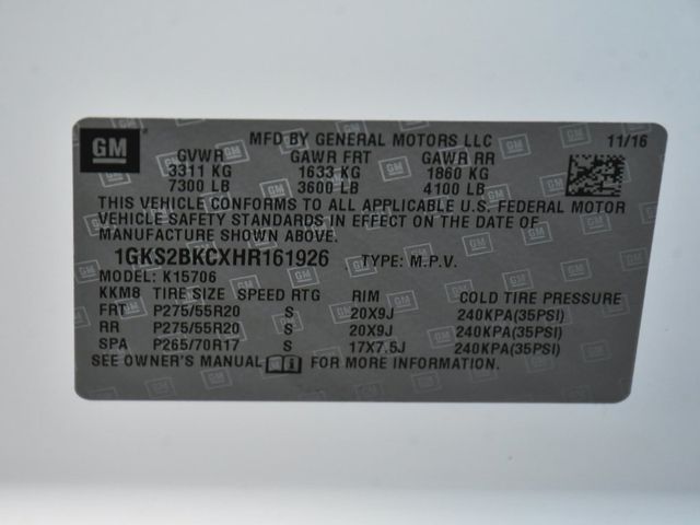2017 GMC Yukon SLT - 22982439 - 16