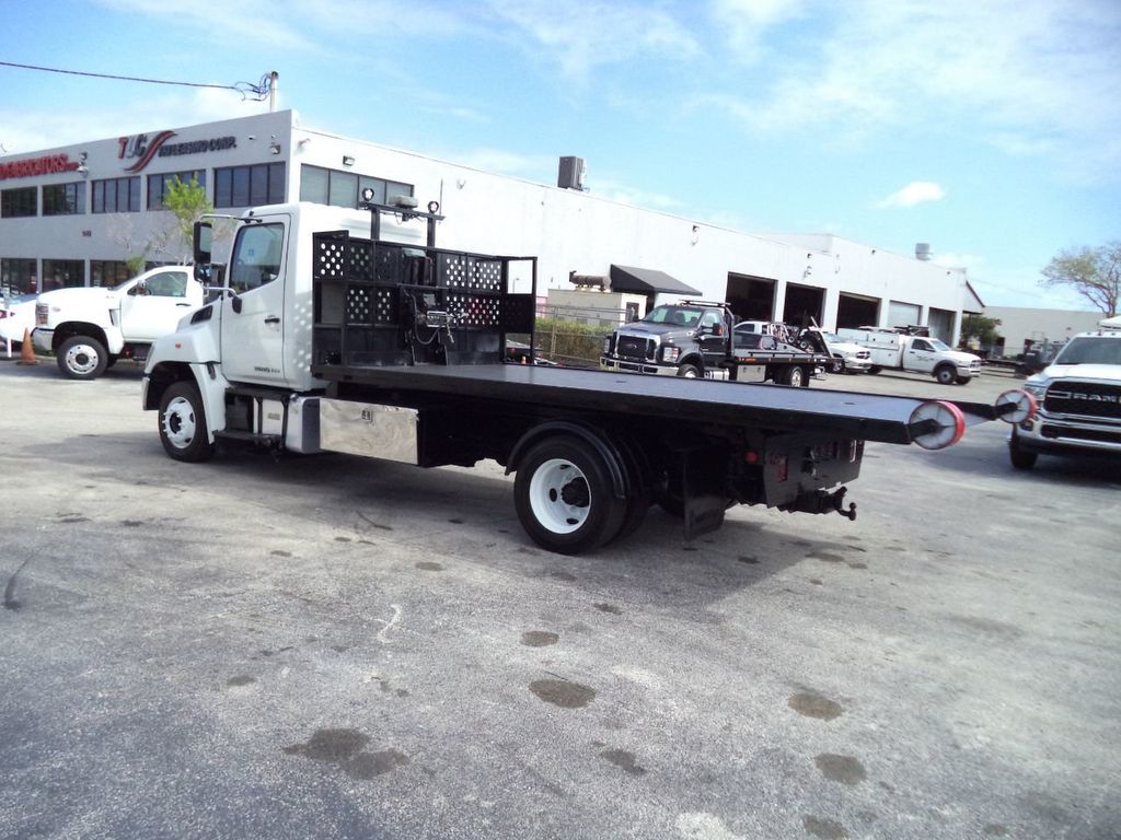 2017 HINO 258LP 16FT MILLER TITAN C-SERIES ROLLBACK ROLLOFF TOW TRUCK - 22176037 - 21