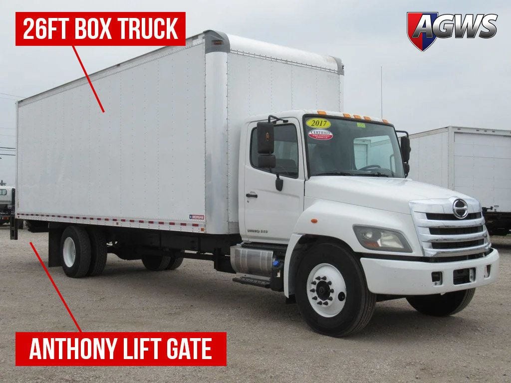 2017 HINO 268 (26ft Box with Lift Gate) - 22371600 - 0
