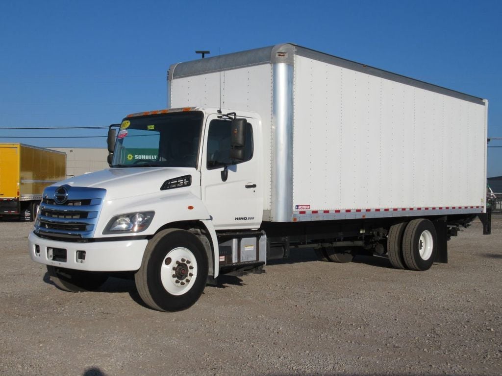 2017 Used HINO 268A (24ft Box with Lift Gate) at Industrial Power Truck ...