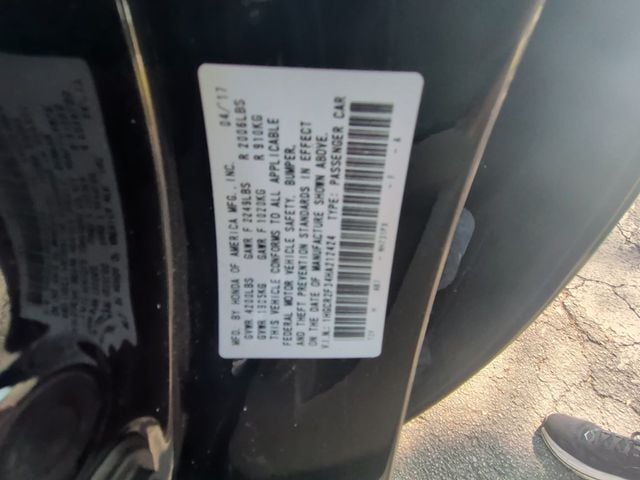 2017 Honda Accord Sedan LX CVT - 23010451 - 22