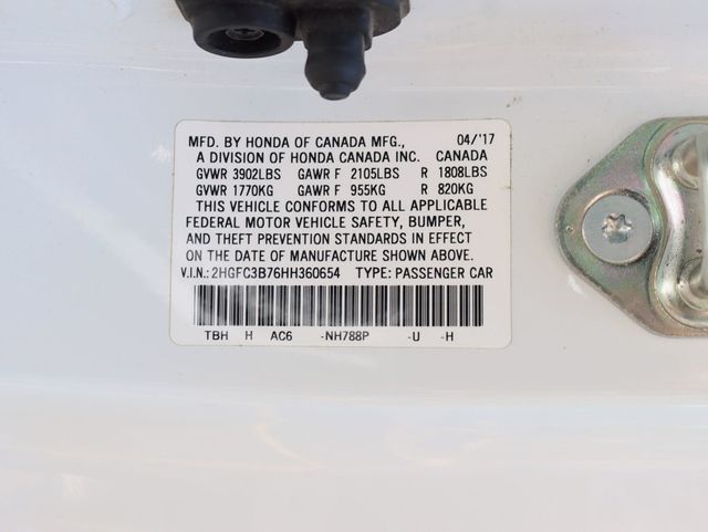 2017 Honda Civic Coupe EX-L CVT - 23028520 - 28