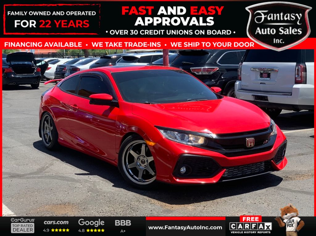 2017 Used Honda Civic Coupe Si Manual coupe at Fantasy Auto