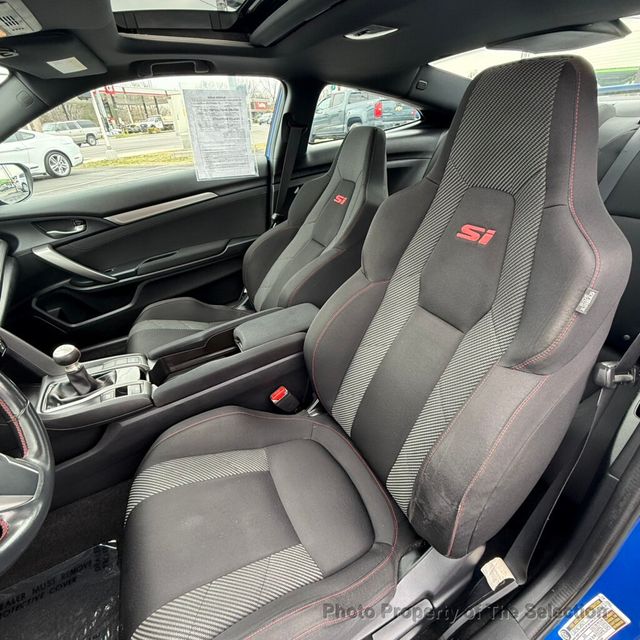 2017 Honda Civic Coupe SI MANUAL W/POWER SUNROOF, BACK UP CAMERA & SPOILER - 22998205 - 35