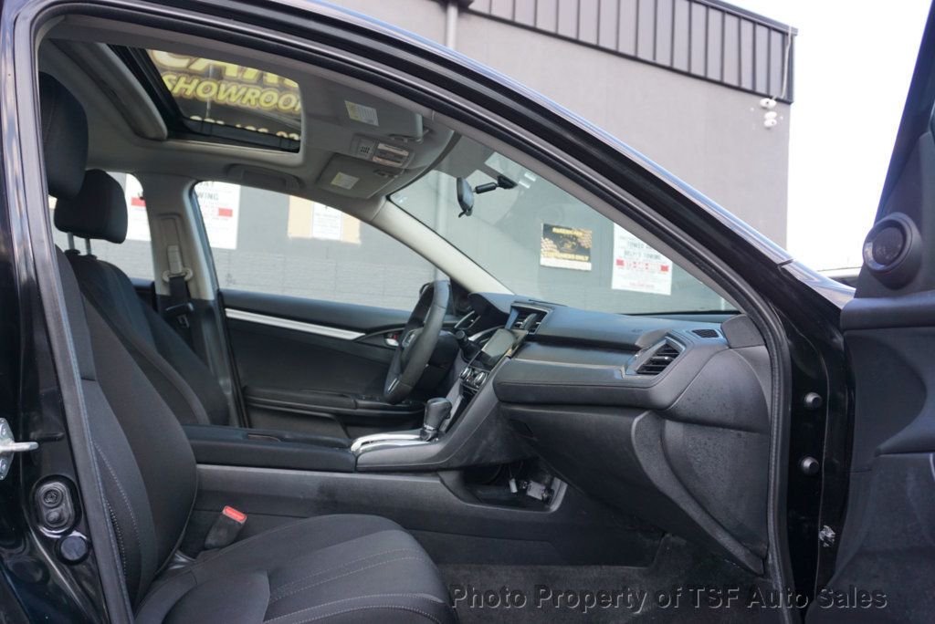 2017 Honda Civic Sedan EX CVT CARPLAY REAR/SIDE CAMERA ALLOYS  - 22988878 - 10