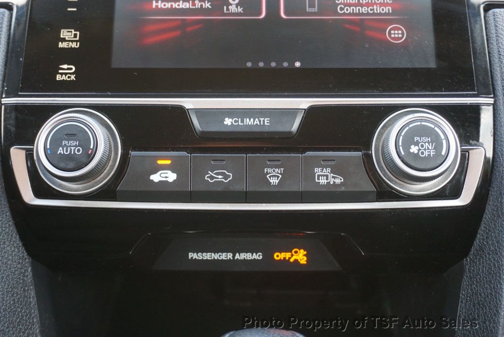 2017 Honda Civic Sedan EX CVT CARPLAY REAR/SIDE CAMERA ALLOYS  - 22988878 - 23