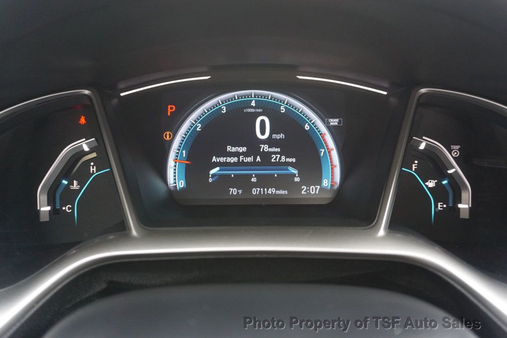 2017 Honda Civic Sedan EX-L CVT CARPLAY REAR CAMERA LEATHER SUNROOF HEATED SEATS LOADED - 23014955 - 27