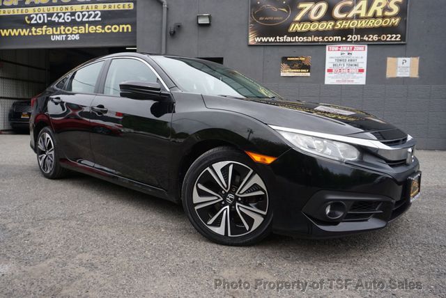 2017 Honda Civic Sedan EX-L CVT CARPLAY REAR/SIDE CAMERA LEATHER HEATED SEATS SUNROOF  - 23019806 - 0