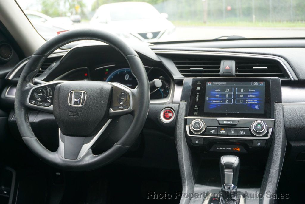 2017 Honda Civic Sedan EX-L CVT CARPLAY REAR/SIDE CAMERA LEATHER HEATED SEATS SUNROOF  - 23019806 - 13