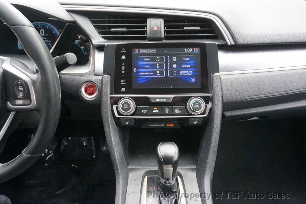 2017 Honda Civic Sedan EX-L CVT CARPLAY REAR/SIDE CAMERA LEATHER HEATED SEATS SUNROOF  - 23019806 - 16