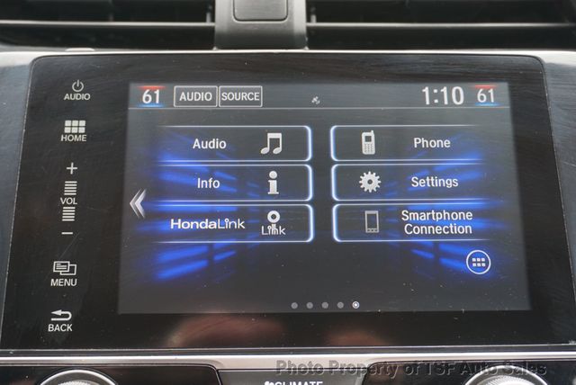 2017 Honda Civic Sedan EX-L CVT CARPLAY REAR/SIDE CAMERA LEATHER HEATED SEATS SUNROOF  - 23019806 - 17