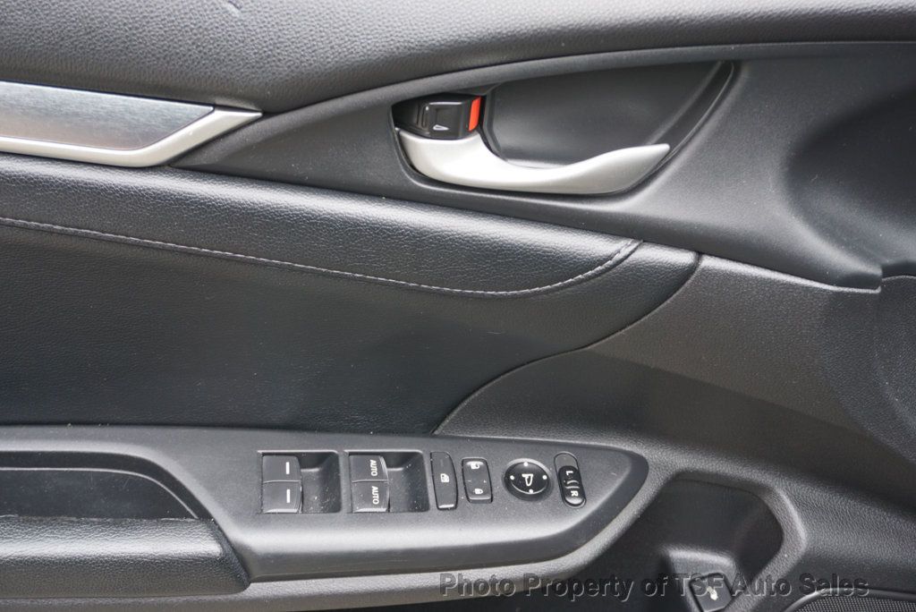 2017 Honda Civic Sedan EX-L CVT CARPLAY REAR/SIDE CAMERA LEATHER HEATED SEATS SUNROOF  - 23019806 - 27