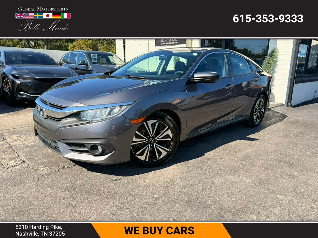 2017 Honda Civic Sedan LocalTrade/EX-T/HeatedSeats/PowerSunroof/BackupCamera - 22927133 - 0