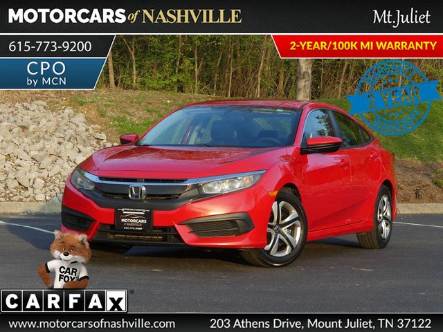 2017 Honda Civic Sedan LX CVT - 23001267 - 0